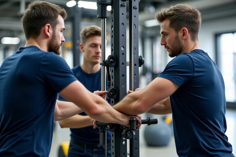 Professionelle Installation von Fitnessgeräten